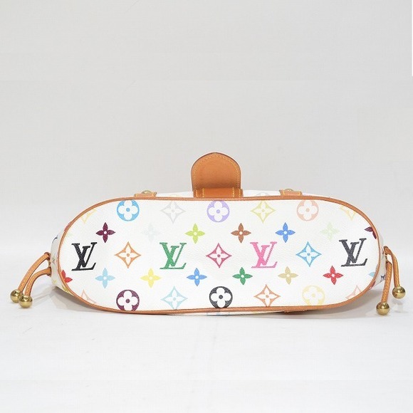 Louis Vuitton Multicolor Theda Canvas Shoulder Bag White - Picture 6 of 6